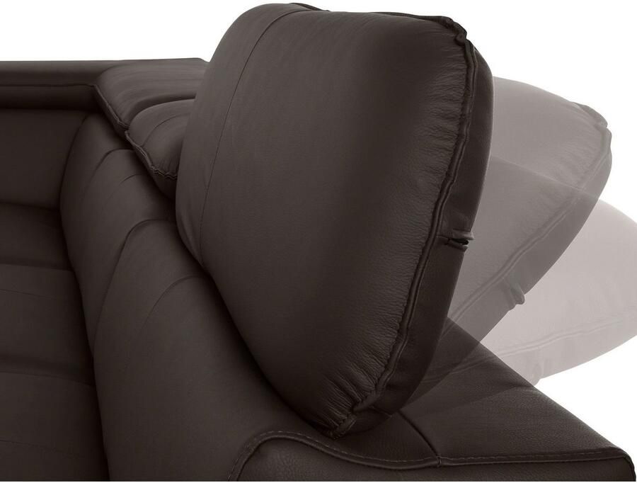 COTTA Hoekbank Driver L-vorm met verstelbaar hoofdeind naar keuze met slaapfunctie & bedkist