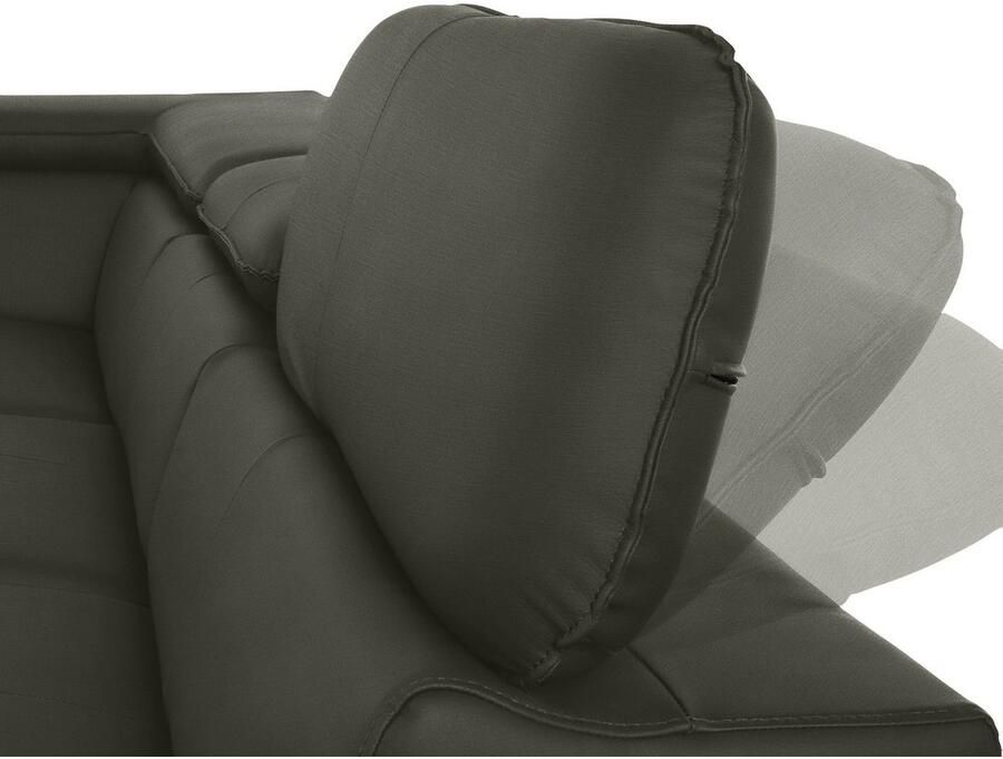 COTTA Hoekbank Driver L-vorm met verstelbaar hoofdeind naar keuze met slaapfunctie & bedkist