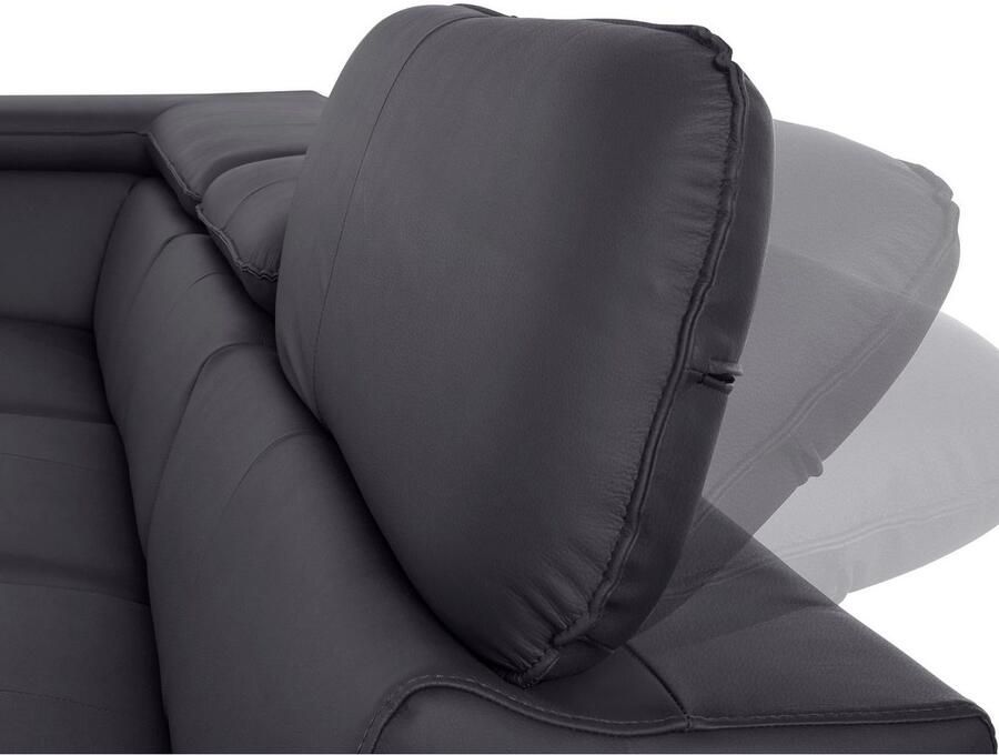 COTTA Hoekbank Driver L-vorm met verstelbaar hoofdeind naar keuze met slaapfunctie & bedkist