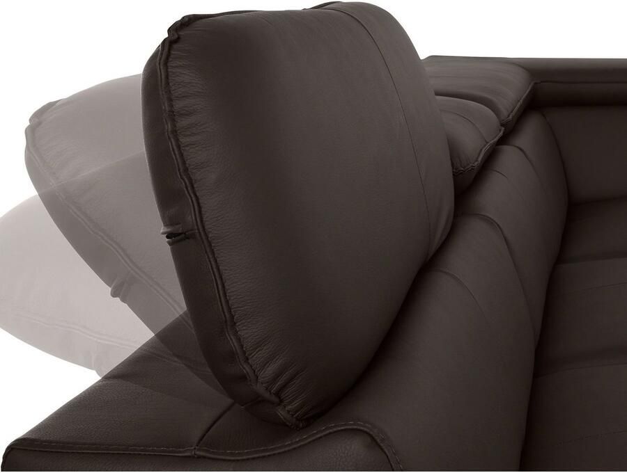 COTTA Hoekbank Driver L-vorm met verstelbaar hoofdeind naar keuze met slaapfunctie & bedkist