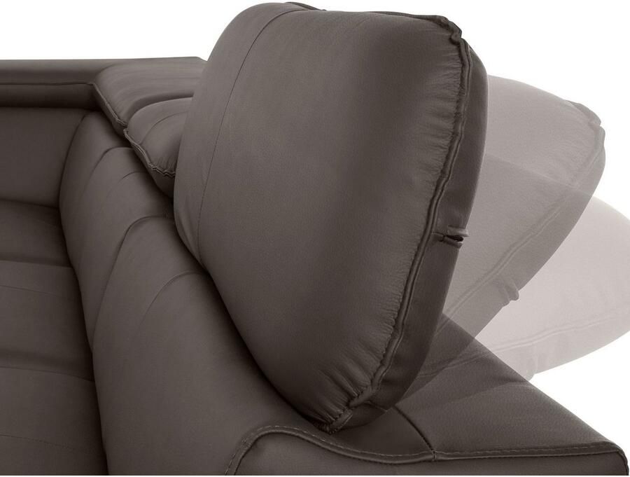 COTTA Hoekbank Driver L-vorm met verstelbaar hoofdeind naar keuze met slaapfunctie & bedkist