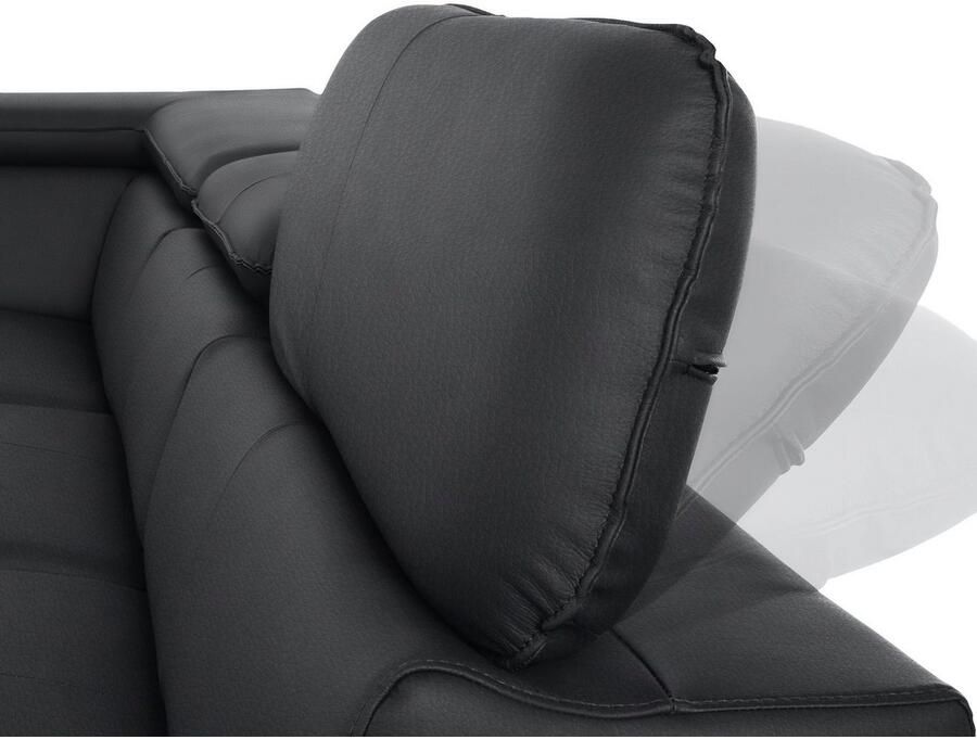 COTTA Hoekbank Driver L-vorm met verstelbaar hoofdeind naar keuze met slaapfunctie & bedkist