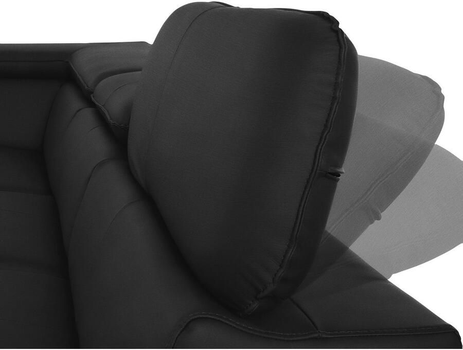 COTTA Hoekbank Driver L-vorm met verstelbaar hoofdeind naar keuze met slaapfunctie & bedkist