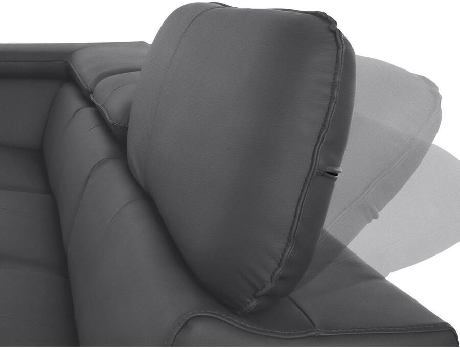 COTTA Hoekbank Driver L-vorm met verstelbaar hoofdeind naar keuze met slaapfunctie & bedkist