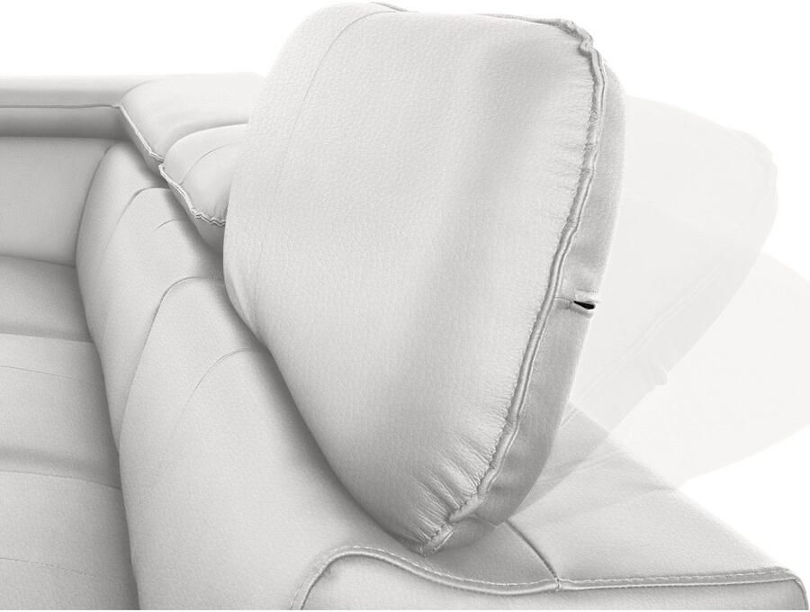 COTTA Hoekbank Driver L-vorm met verstelbaar hoofdeind naar keuze met slaapfunctie & bedkist