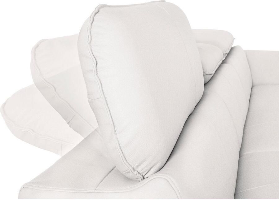 COTTA Hoekbank Driver L-vorm met verstelbaar hoofdeind naar keuze met slaapfunctie & bedkist