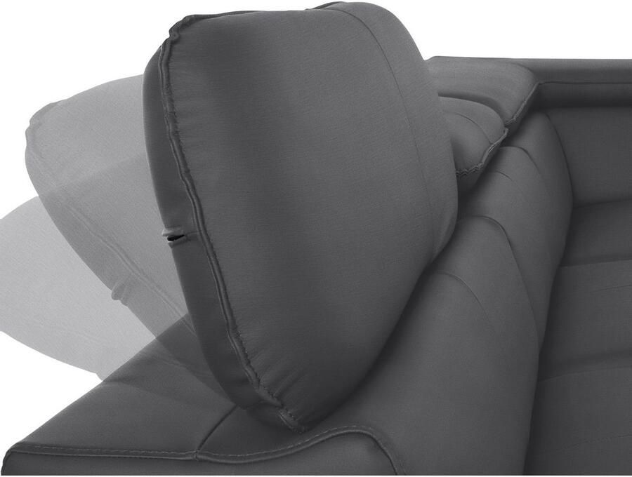 COTTA Hoekbank Driver L-vorm met verstelbaar hoofdeind naar keuze met slaapfunctie & bedkist