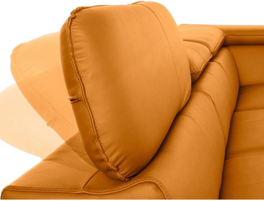 COTTA Hoekbank Driver L-vorm met verstelbaar hoofdeind naar keuze met slaapfunctie & bedkist