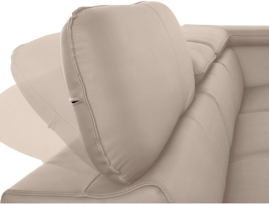 COTTA Hoekbank Driver L-vorm met verstelbaar hoofdeind naar keuze met slaapfunctie & bedkist