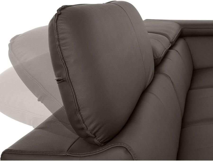 COTTA Hoekbank Driver L-vorm met verstelbaar hoofdeind naar keuze met slaapfunctie & bedkist