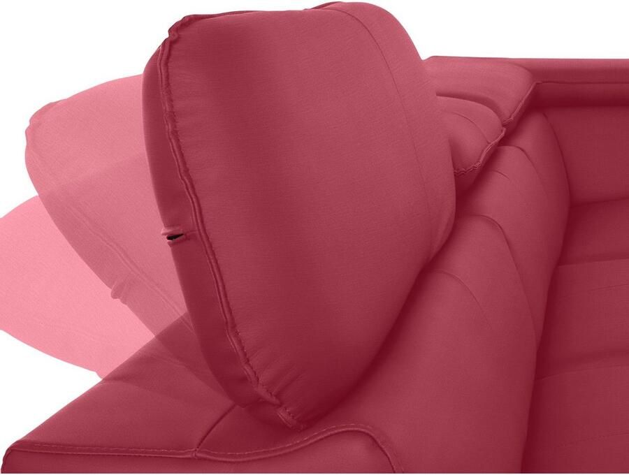 COTTA Hoekbank Driver L-vorm met verstelbaar hoofdeind naar keuze met slaapfunctie & bedkist