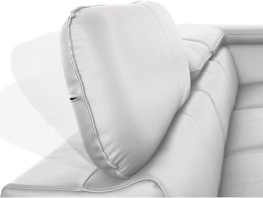 COTTA Hoekbank Driver L-vorm met verstelbaar hoofdeind naar keuze met slaapfunctie & bedkist