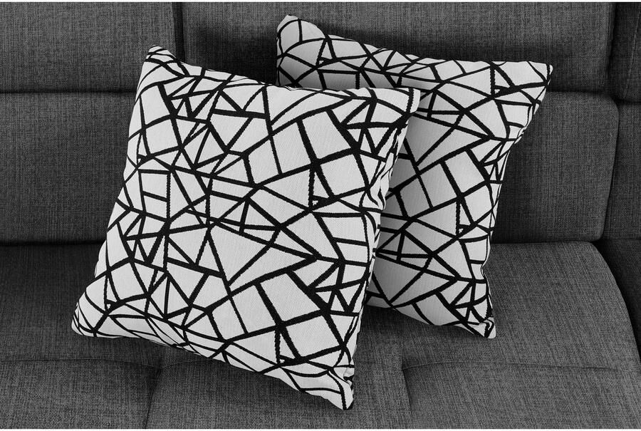 COTTA Hoekbank Mia L-vorm met 3 sierkussens keuze met bedfunctie bedlade verlichting & draadloze oplader