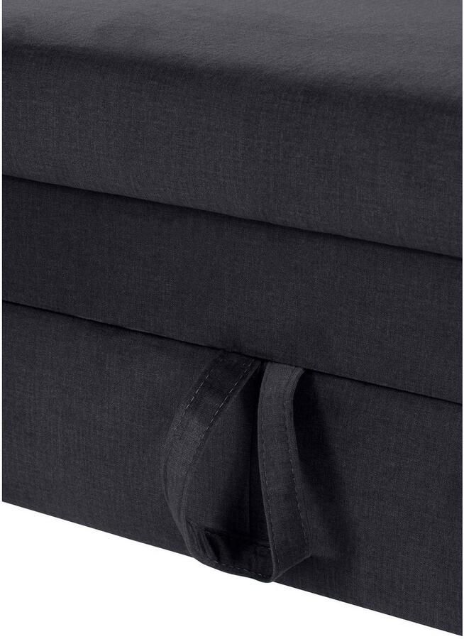 COTTA Hoekbank Morven L-vorm met hoofdeindeverstelling keuze met bedfunctie bedlade & draadloze oplader