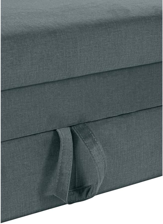 COTTA Hoekbank Morven L-vorm met hoofdeindeverstelling keuze met bedfunctie bedlade & draadloze oplader