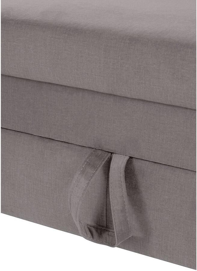 COTTA Hoekbank Morven L-vorm met hoofdeindeverstelling keuze met bedfunctie bedlade & draadloze oplader