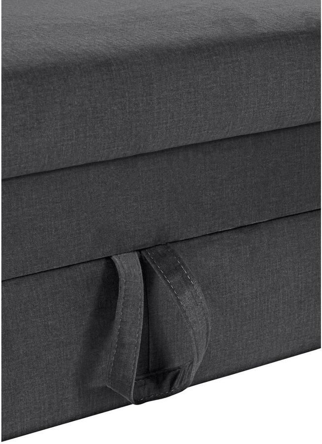 COTTA Hoekbank Morven L-vorm met hoofdeindeverstelling keuze met bedfunctie bedlade & draadloze oplader