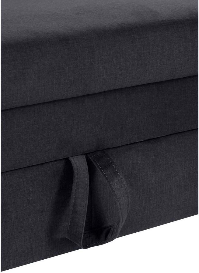 COTTA Hoekbank Morven L-vorm met hoofdeindeverstelling keuze met bedfunctie bedlade & draadloze oplader