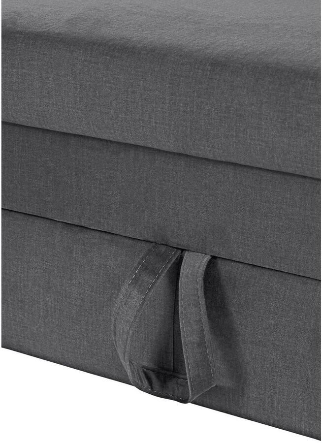 COTTA Hoekbank Morven L-vorm met hoofdeindeverstelling keuze met bedfunctie bedlade & draadloze oplader