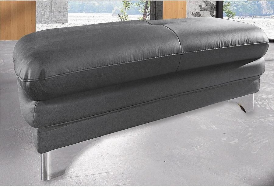 COTTA Zithoek Enterprise Set bestaande uit: 2-zitsbank met hoofdverstelling & hocker (set)