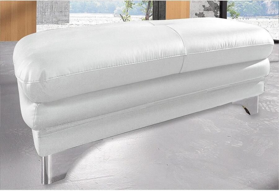 COTTA Zithoek Enterprise Set bestaande uit: 3-zitsbank met arm- & hoofdverstelling & hocker (set)