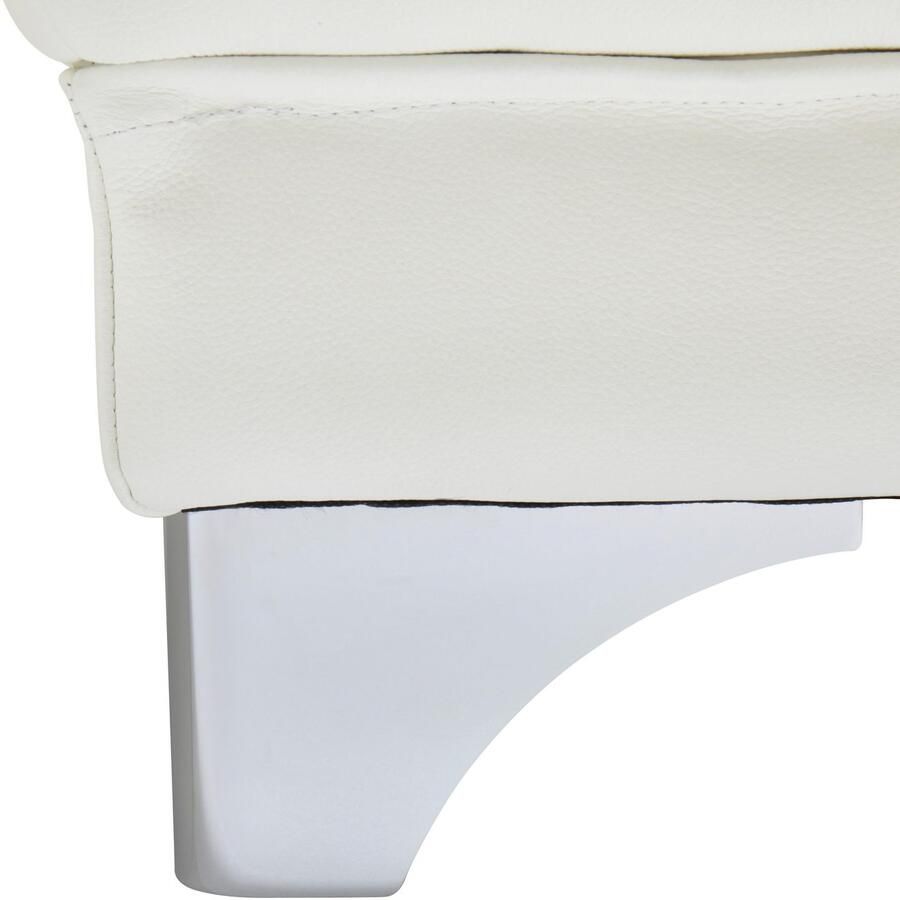 COTTA Zithoek Enterprise L-vorm Set bestaande uit: hoekbank met arm- & hoofdverstelling & hocker (set)