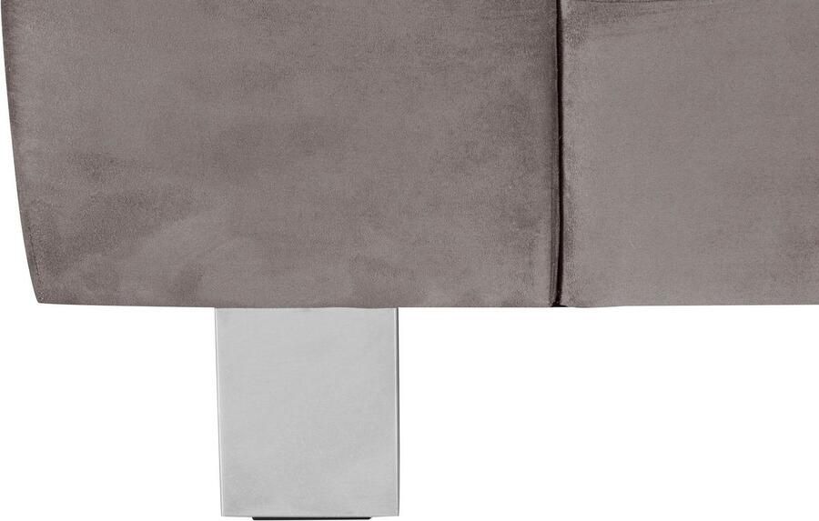 COTTA Zithoek Komaris B: 193 resp. 100 cm Set: 3-zitsbank & Hocker met hoofdverstelling (set)