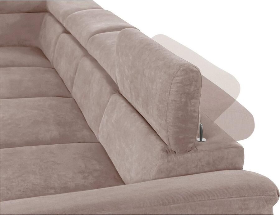 COTTA Zithoek Komaris U-vorm B: 320 resp. 100 cm (set: woonlandschap & hocker) (set)