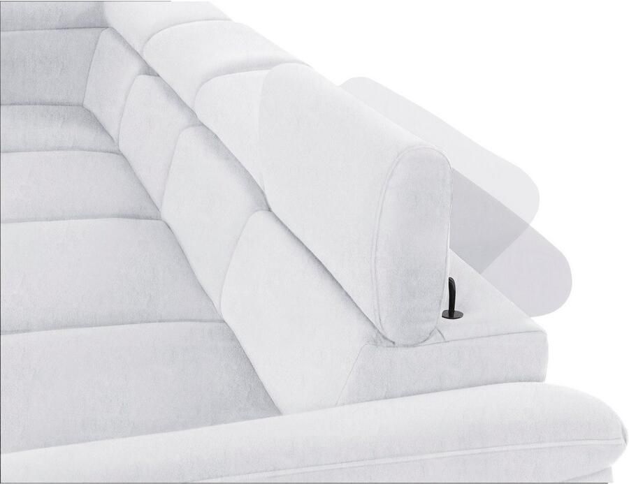 COTTA Zithoek Komaris U-vorm B: 320 resp. 100 cm (set: woonlandschap & hocker) (set)