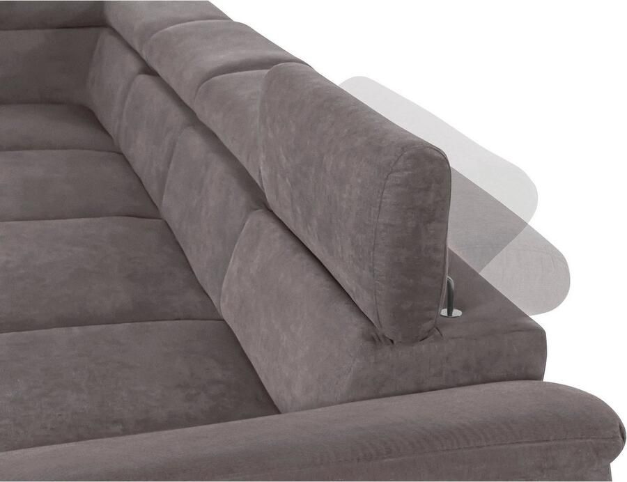 COTTA Zithoek Komaris U-vorm B: 320 resp. 100 cm (set: woonlandschap & hocker) (set)