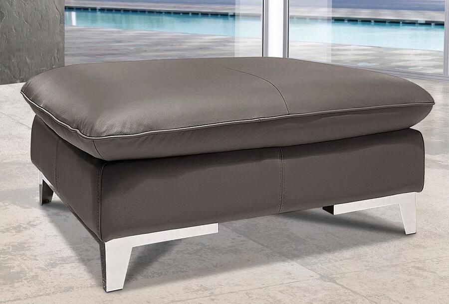 COTTA Zithoek Teresa Set bestaande uit: 2-zitsbank met hoofdverstelling & hocker (set)