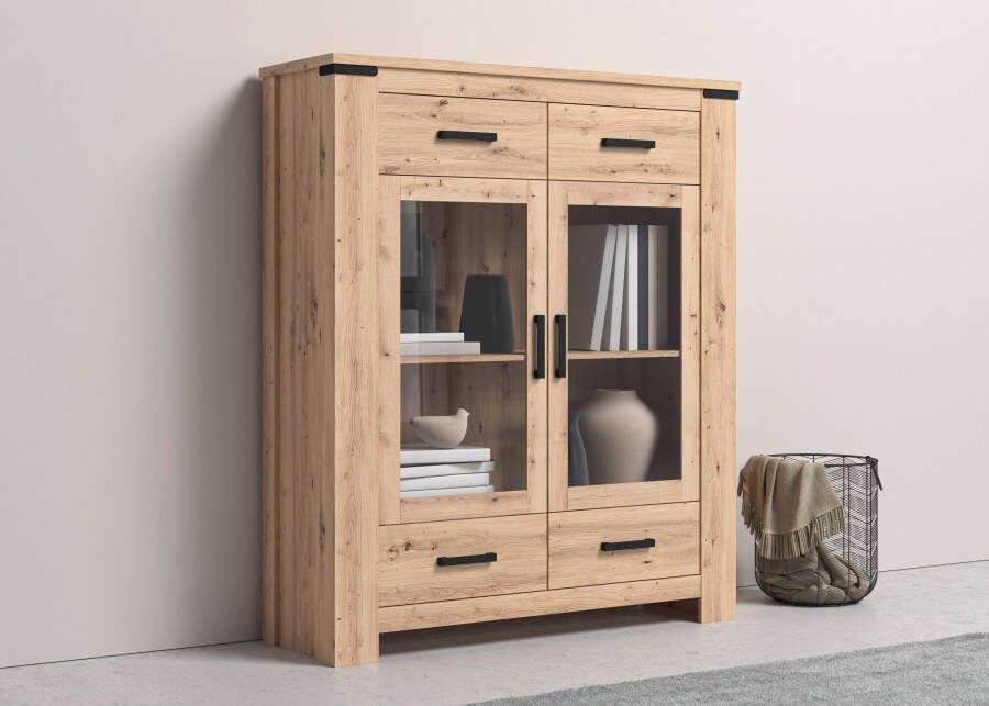 COTTA Highboard Hawai Vitrine breedte 125 cm