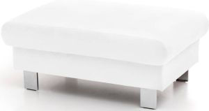 COTTA Hocker Komaris moderne chroomkleurige voet