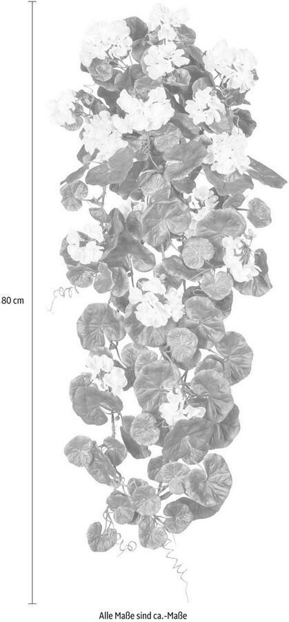 Creativ green Kunstplant Hanggeranium (1 stuk)