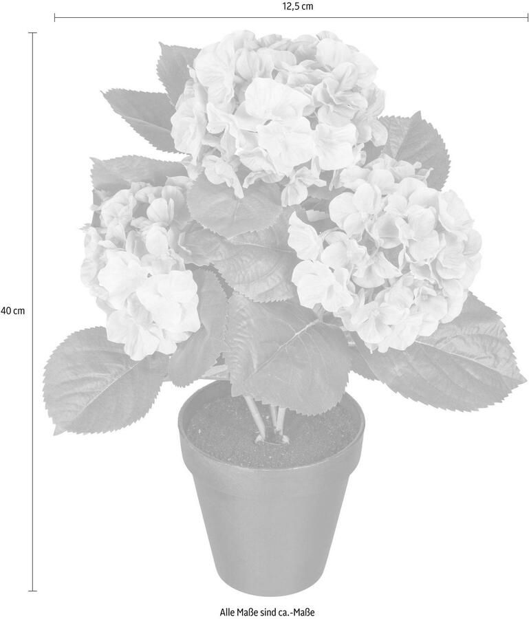 Creativ green Kunstplant Hortensiastruik (1 stuk)