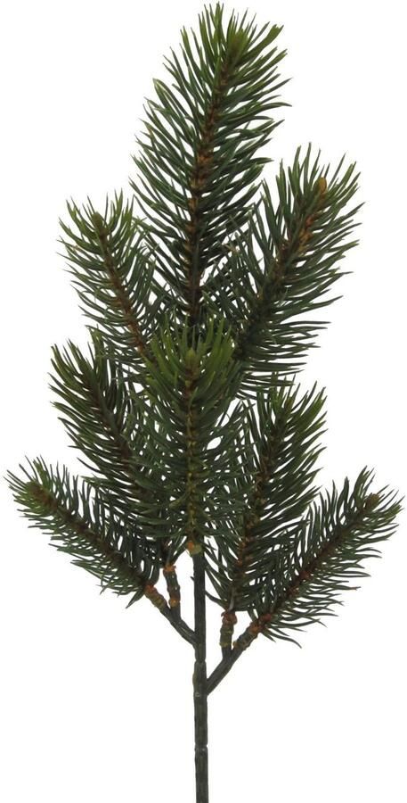 Creativ green Winterse kunstplant Kerst versiering Tak 12 stuks in set (12 stuks)