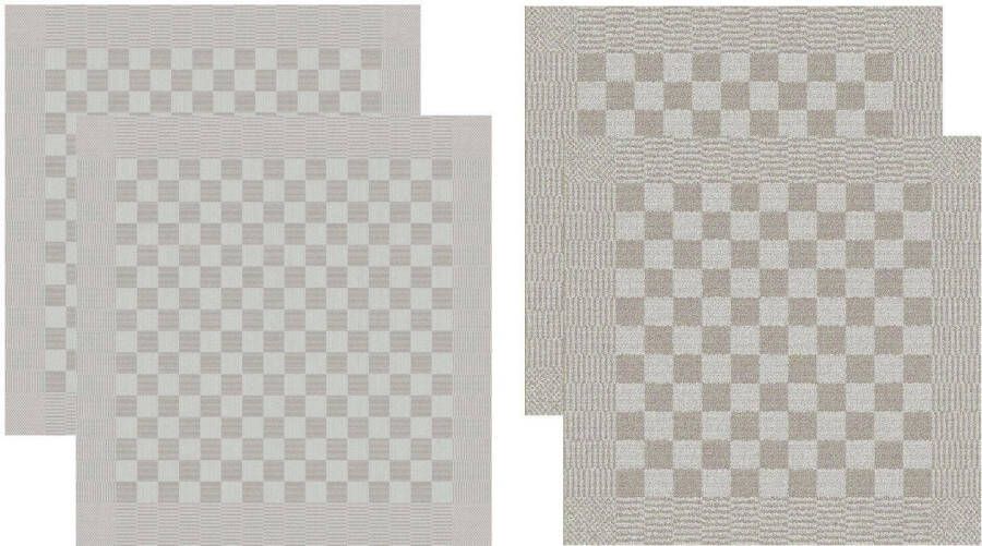 DDDDD Theedoek Barbeque Combi-set: 2 keukendoeken & 2 theedoeken (set 4-delig)