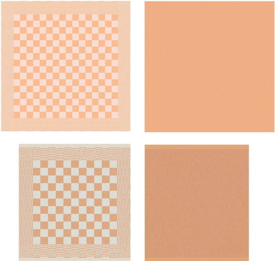 DDDDD Theedoek Barbeque Set van jacquardweefsel en zachte frotté absorberend en duurzaam (set 4-delig)