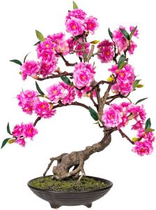 DELAVITA Kunstbonsai Margarete Kunstplant in een pot (1 stuk)