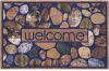 DELAVITA Mat Welcome stenen Geschikt voor binnen en buiten, met tekst, tekst design, robuust, gemakkelijk in onderhoud, antislip, vuilvanger online kopen