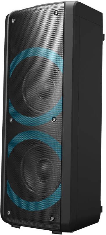 Denver Bluetooth Speaker Party Box Discolichten Incl. Microfoon BPS352 Zwart