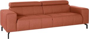DOMO collection 2 5-zitsbank Cunelli inclusief 6-voudig verstelbare hoofdsteun