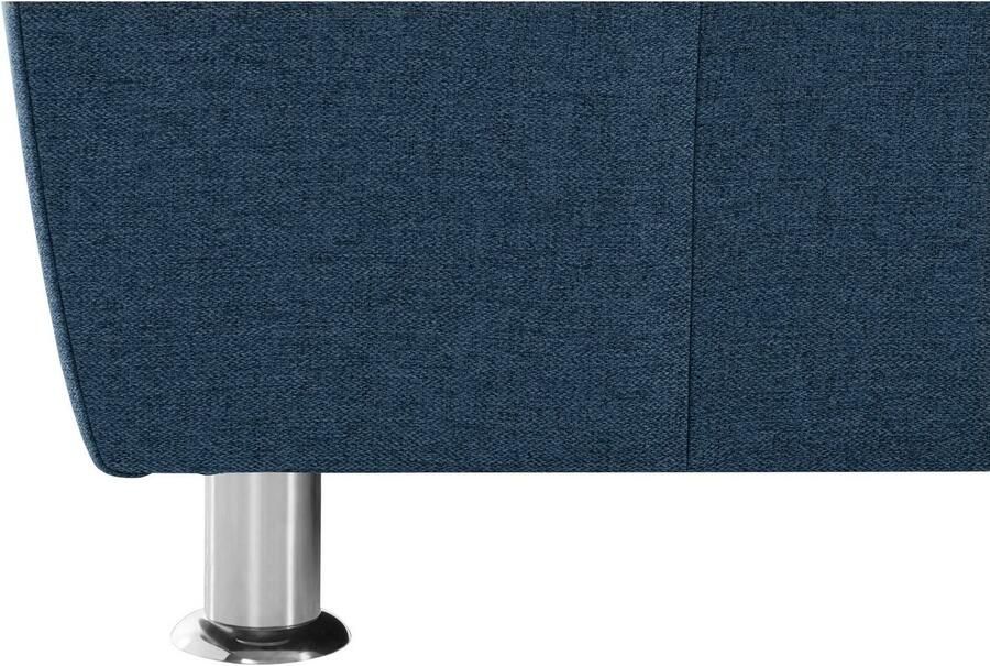 DOMO collection 2 5-zitsbank Franzi tijdloos en elegant moderne zittingstikking naar keuze met verstelbare hoofdsteun inclusief sierkussen