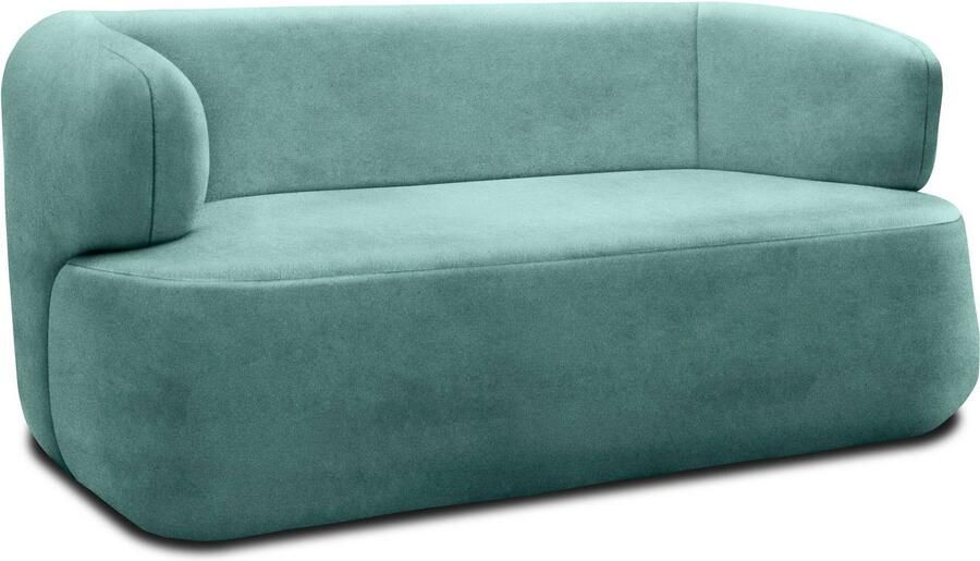 DOMO collection 2-zitsbank 800012 designbank comfortabel en elegant organische vormtaal