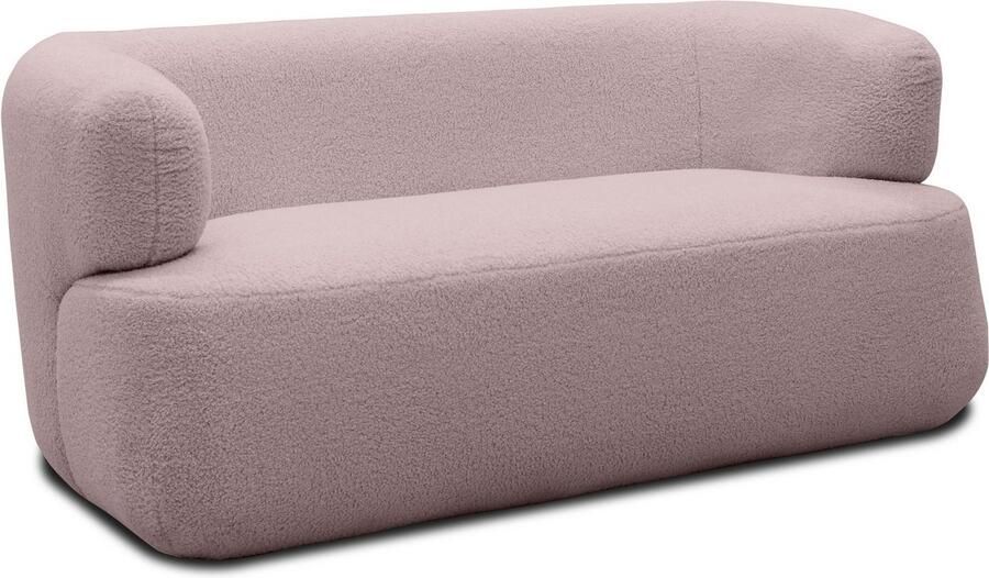 DOMO collection 2-zitsbank 800012 designbank comfortabel en elegant organische vormtaal