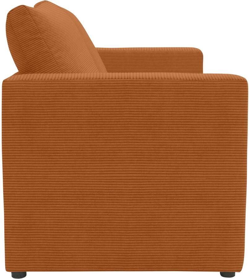 DOMO collection 2-zitsbank Bibury moderne bank B D H: 178 80 90 cm Zitvlak met pocketvering inclusief 2 rugkussens