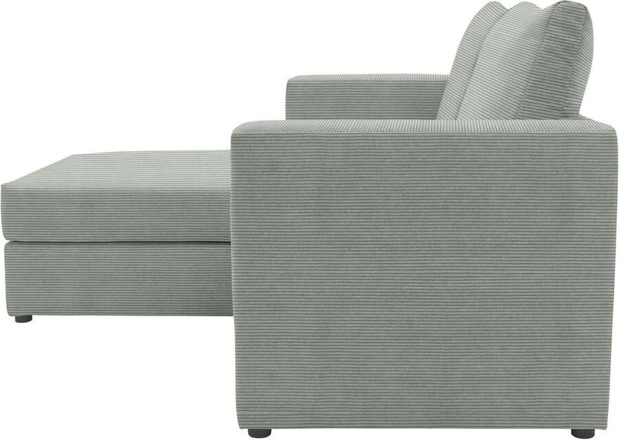 DOMO collection 2-zitsbank Bibury slimme modulaire hoekbank van bank & hocker met slaapfunctie (set)