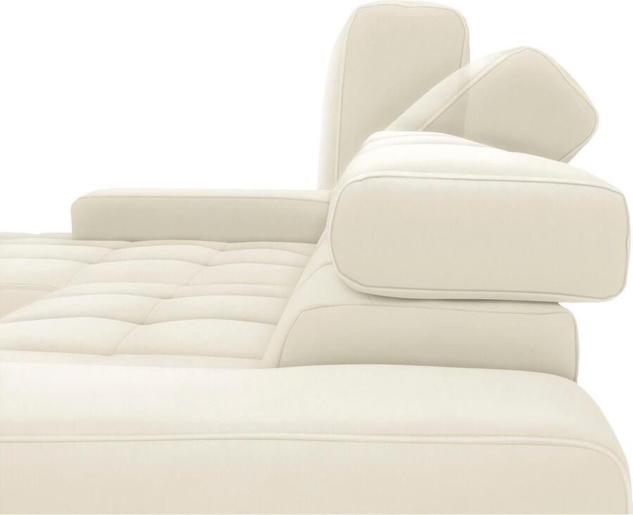 DOMO collection 2-zitsbank Cunelli tijdloos en elegant moderne zitnaden als designelement naar keuze met 6-voudig verstelbare hoofdsteunen stevig zitcomfort