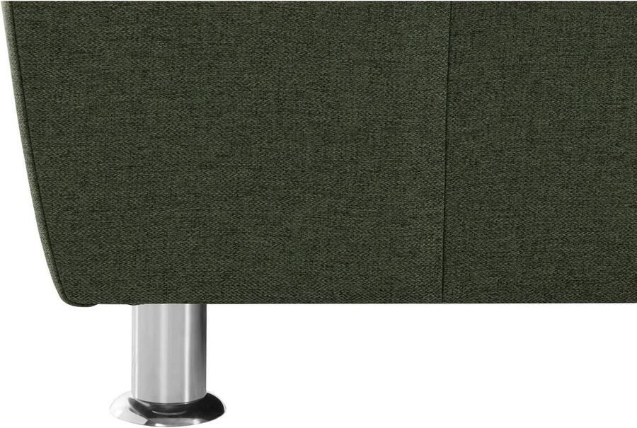 DOMO collection 2 5-zitsbank Franzi tijdloos en elegant moderne zittingstikking naar keuze met verstelbare hoofdsteun inclusief sierkussen