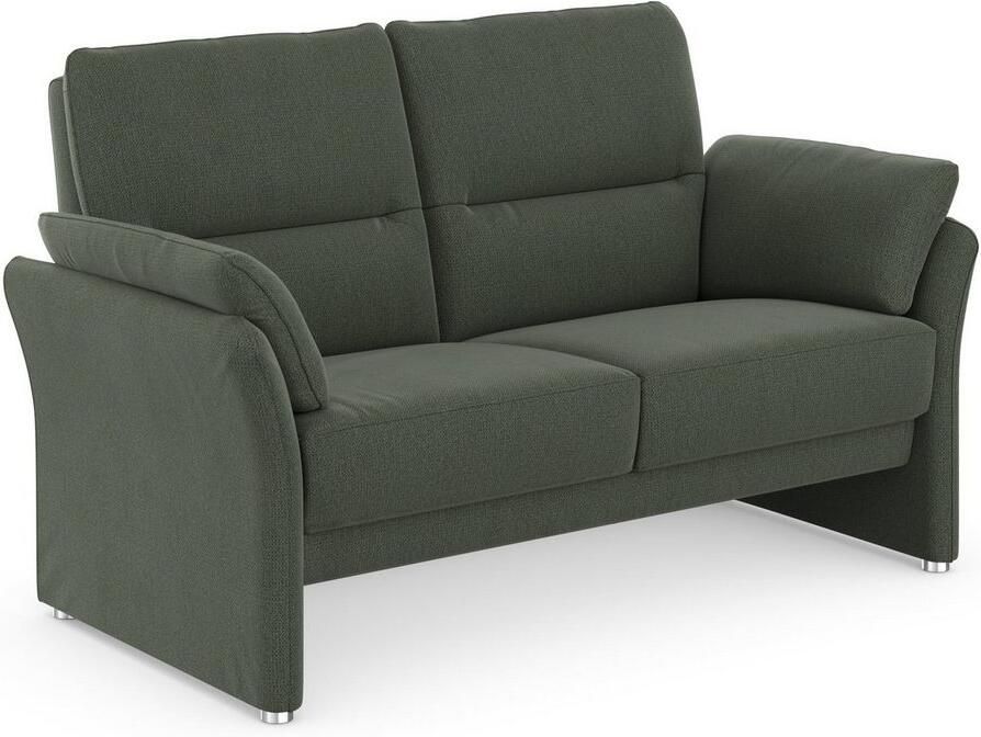 DOMO collection 2-zitsbank Pina smalle armleuningen met bonellvering compact & elegant